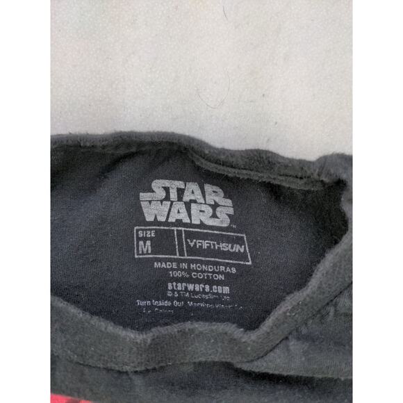 V Fifth Sun Boy's Star Wars T Shirt SZ M Black Graphic Colorful Darth Vader - Picture 8 of 10